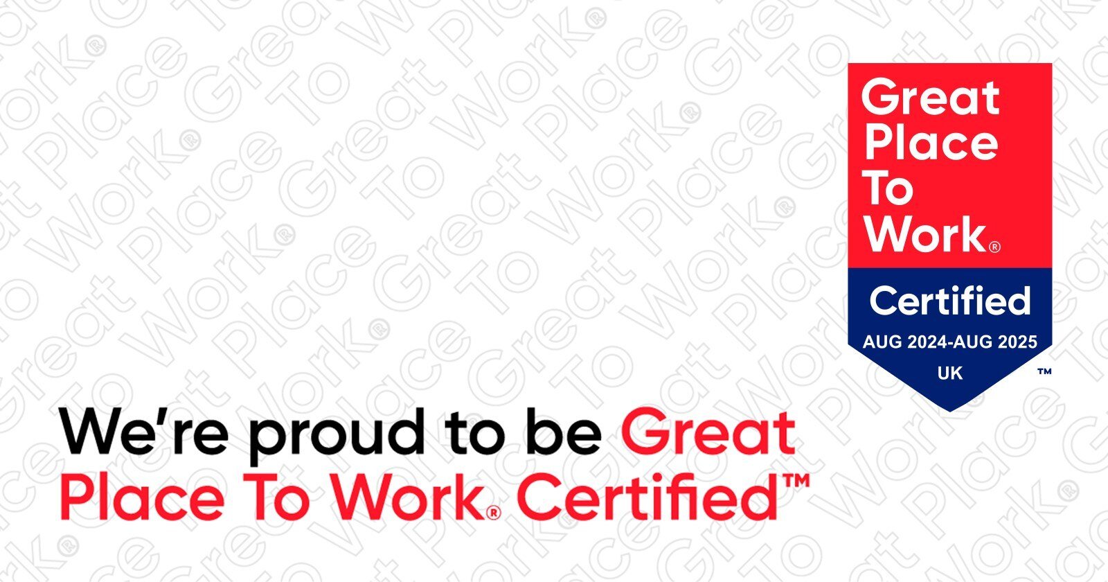 Great Place To Work Certified